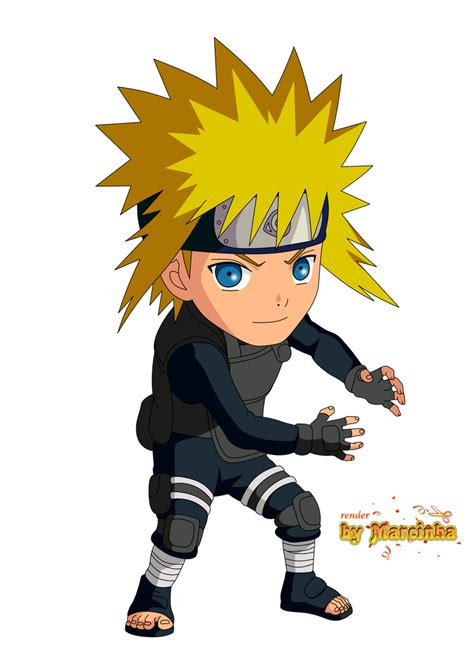 Chibi Namikaze Minato By Marcinha20 On Deviantart Personagens Chibi