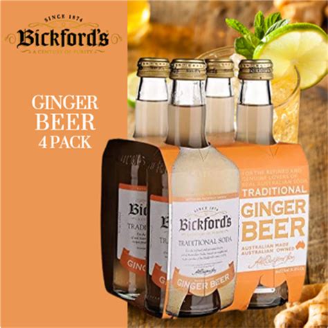 Bickfords Ginger Beer 275ml 4pk 6