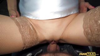 Kristina Grace In Stockings Gets Her Pussy Slammed In Spoon Porn