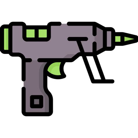 Hot Glue Gun Special Lineal Color Icon