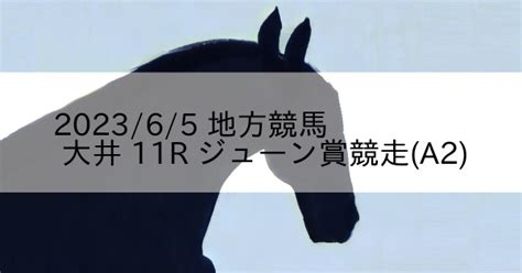 202365 地方競馬 大井競馬 11r ジューン賞競走a2 そらとぶ競馬ai Ksbk