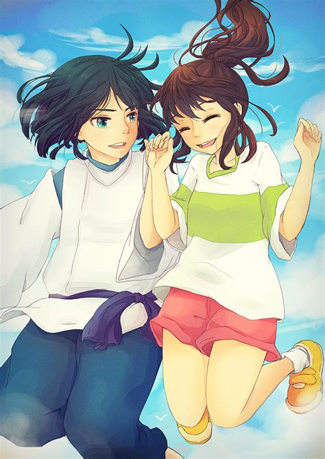 Chihiro And Haku Spirited Away Fan Art 43135616 Fanpop