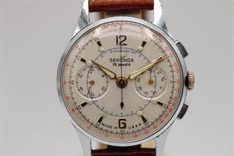 Sekonda Strela 3017 Chronograph At 1stDibs Sekonda 3017 Poljot