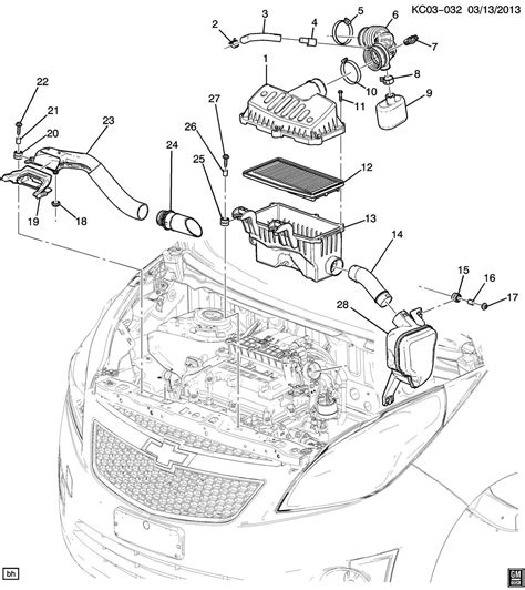 Exploring The Anatomy Of A 2014 Chevy Spark A Parts Diagram Guide