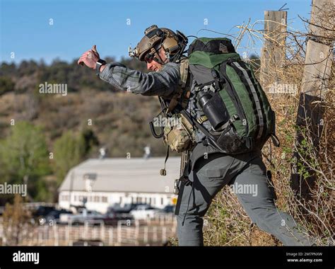 U S Army Th Special Forces Group Airborne Operator Gives A Thumbs