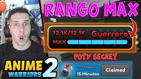 RANGO MAXIMO EN ANIME WARRIORS SIMULATOR 2 ROBLOX UPDATE 3 YouTube