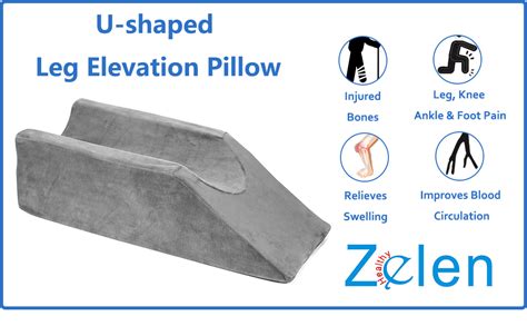 Leg Elevation Pillow Support Bed Wedge For Sleeping Legs Elevation