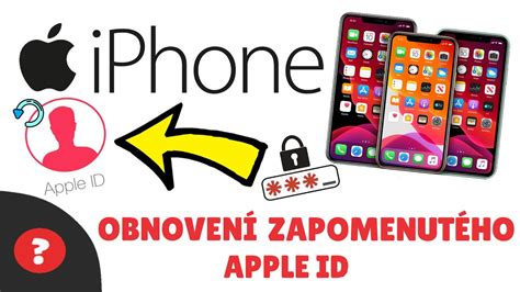 Jak Obnovit Zapomenut Apple Id N Vod Iphone Apple Youtube