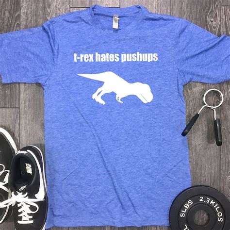 T Rex Hates Pushups Etsy