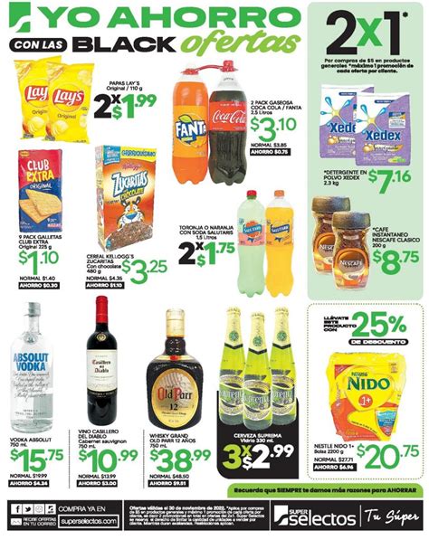 Yo Ahorro Con Las Black Ofertas De S Per Selectos Noviembre