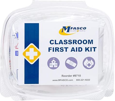 Amazon Mfasco Classroom First Aid Kit Pack Completely Disposable