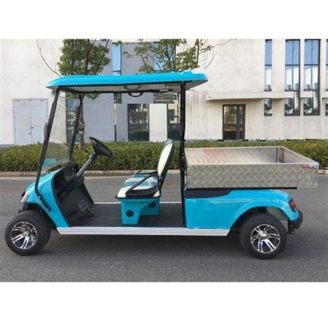 Sturdy Construction Four Wheel Type Battery Operated Golf Cart Loading