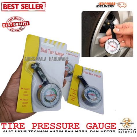 Jual Alat Pengukur Tekanan Angin Ban Universal Tire Pressure Gauge