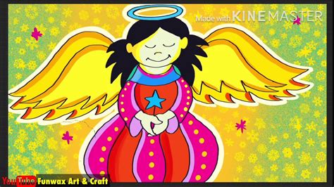 Cute Angel Drawing How To Draw Angel Easy Step By Step Youtube