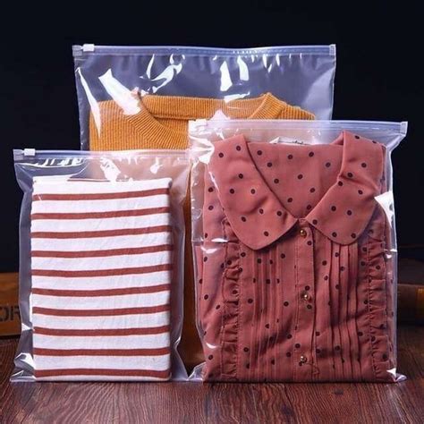 Saco Ziplock Para Roupas Embalagem Ideal