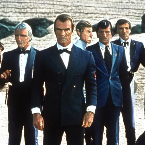 Battle Royale Between James Bond Actors Sean Connery Stable Diffusion