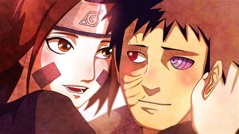 Anime Naruto Rin Nohara Obito Uchiha Hd Wallpaper Peakpx