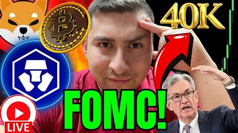 FOMC LIVE HUGE CRYPTO NEWS BITCOIN CRONOS SOLANA YouTube