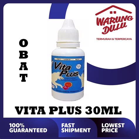 Jual Vita Plus Ml Vitamin Kucing Anjing Shopee Indonesia