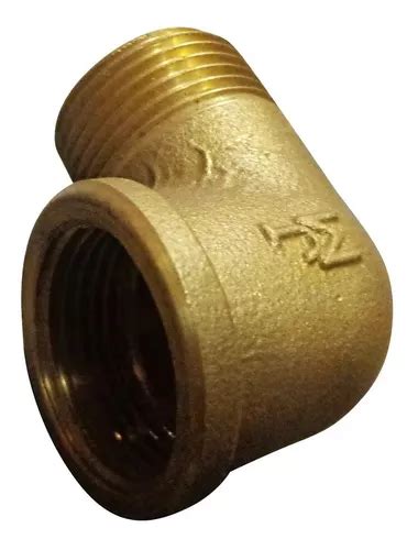 Codo Mh De Bronce Roscado De1 1 4 Pulgadas Jm MercadoLibre