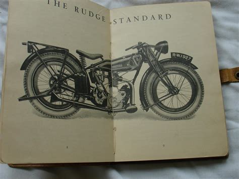 Bonhams Cars 1927 Rudge Book Of The Road