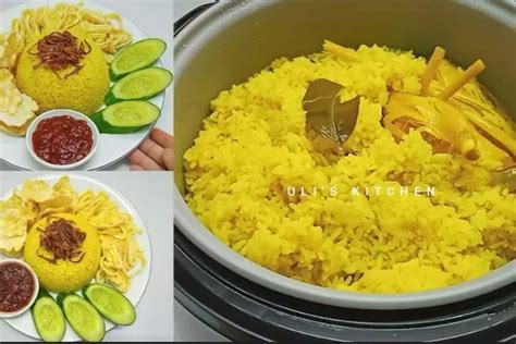 Nasi Kuning Pulen Dan Enak Cara Memasak Mudah Dengan Rice Cooker Tidak