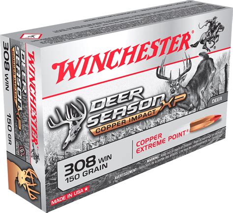 Winchester 308 Win Extreme Point Copper Impact Bly Fri 9 7gram 150gr