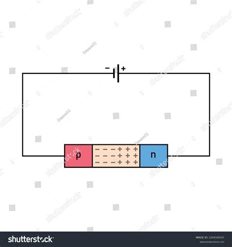 Pn Junction Diode Circuit Stock Vector (Royalty Free) 2204184247 ...