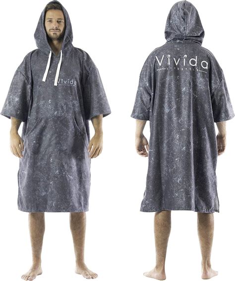 Vivida Lifestyle Poncho Towel With Hood For Changing Quick Dry Fabric