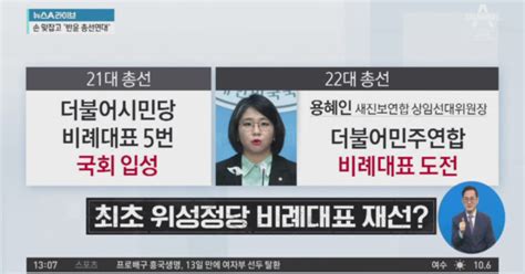 용혜인 최초 위성정당 비례대표 재선