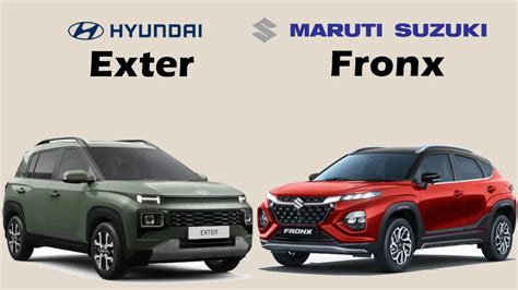 Hyundai Exter Vs Maruti Suzuki Fronx A Compact Suv Showdown Wheels