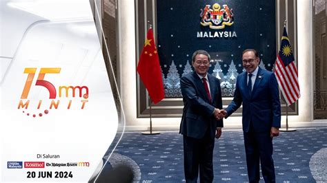 Malaysia China Meterai Perjanjian Bernilai Rm Bilion Minit