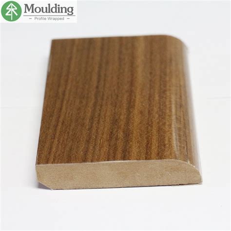 Walnut Wrapped Mdf Skirting Moulding China Skirting Moulding And Wood Moulding