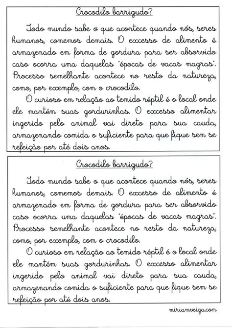 Texto Para Treino De Letra Cursiva Alfabetiza O Blog Letra Cursiva