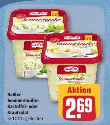 Nadler Sommerkn Ller Kartoffel Oder Krautsalat Angebot Bei Rewe