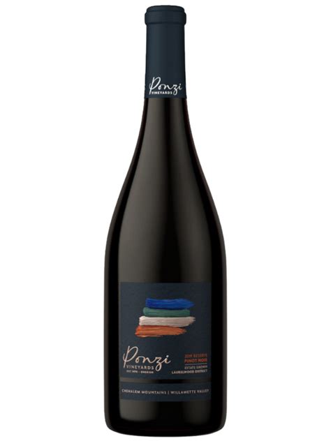 Ponzi Reserve Willamette Valley Pinot Noir Ml Luekens Wine Spirits