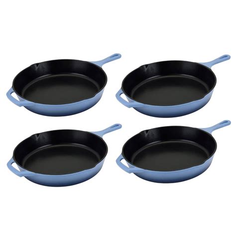 Hamilton Beach 12 Inch Enamel Coated Solid Cast Iron Frying Pan Skillet ...