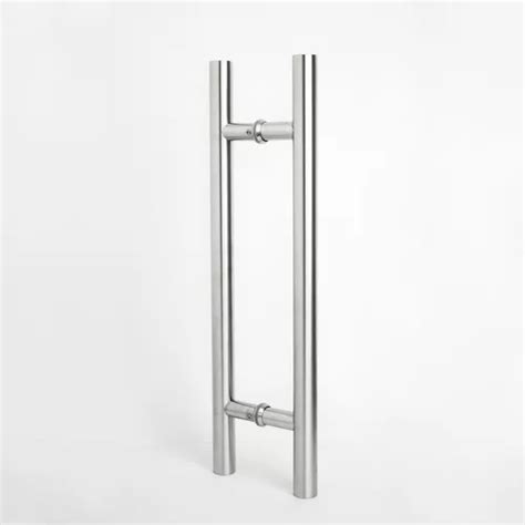 Jaladera Satinada Para Puerta De Cristal Tipo H 45 Cm Meses Sin Intereses