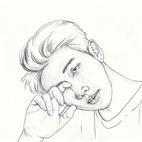 Namjoon Fanart Sketches Bts Drawings Anime Drawings Tutorials