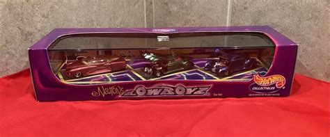 Hot Wheels Collectibles Ed Newtons Lowboyz Set Of 3 Cars 1999 For Sale