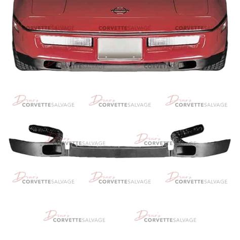 C4 New Front Air Dam Spoiler W Brake Cooling Ducts 1984 1990 Dinos