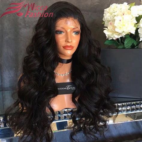 Full Thick Density Full Lace Wig Lace Front Wigs 180 Density Natural Wave Brazilian Virgin Hair