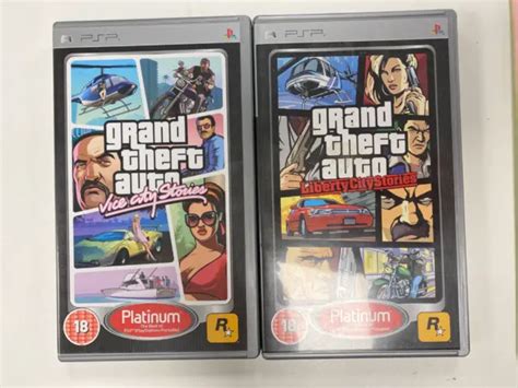 GRAND THEFT AUTO GTA Vice City Stories Liberty City Stories PSP