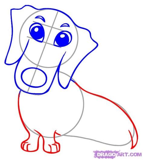 How To Draw A Weenie Dog Pets Gallery Blog Dachshund Drawing