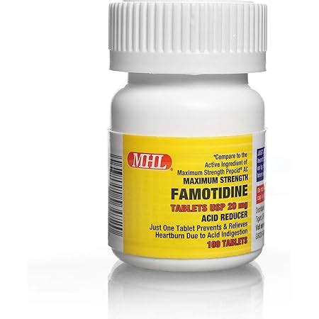 Amazon Equate Acid Reducer Maximum Strength Famotidine Mg