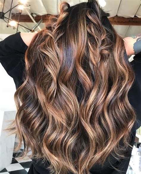 33 Top Photos Caramel Blonde Highlights In Dark Brown Hair 50 Ideas