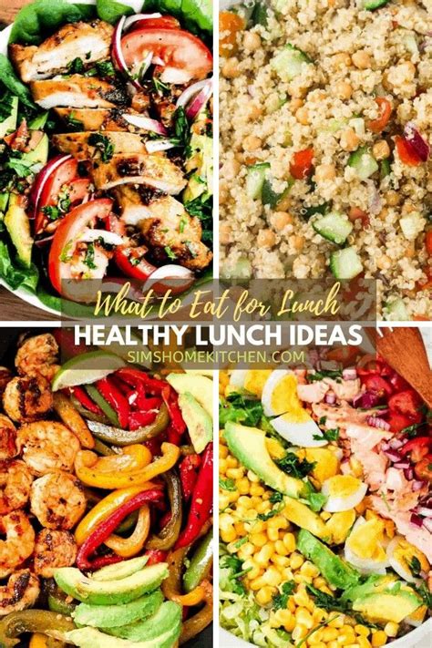 40 Healthy Lunch Ideas For Meal Prep Sims Home Kitchen Lunch Recipes