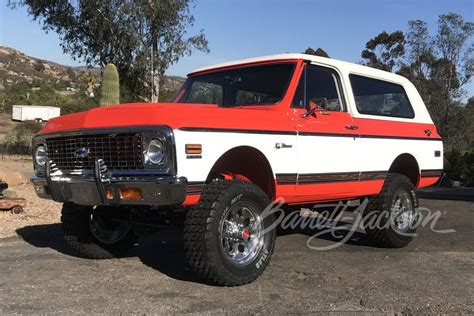 Chevrolet Blazer Chevy Barrett Jackson Auction K5 Blazer Gm Trucks