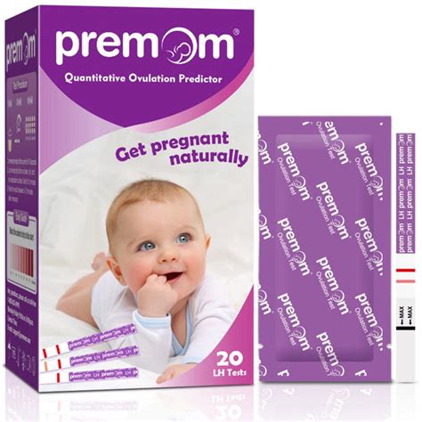 Premom Quantitative Ovulation Test Strips 20 Lh Strips Predict Your