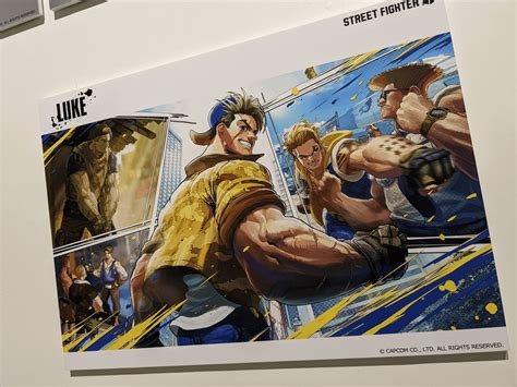 Luke SF6 art from Nakayama's twitter : r/StreetFighter